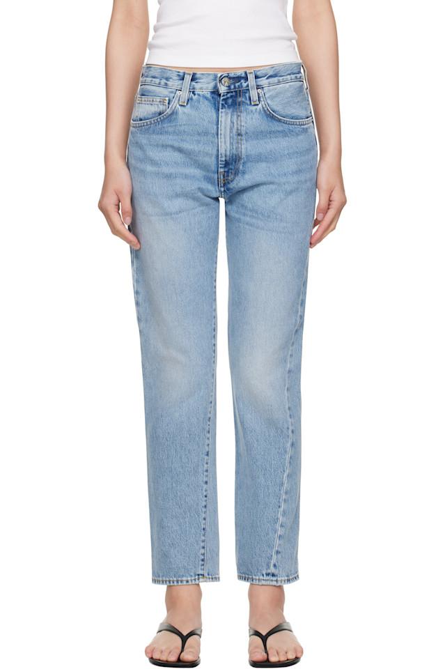 Джинсы с перекрученным швом Toteme, синий
Джинсы с перекрученным швом Toteme, синий