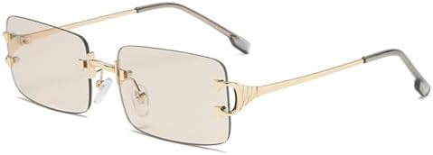 Популярные солнцезащитные очки с алмазной огранкой для женщин, винтажные прямоугольные солнцезащитные очки без оправы для мужчин, очки с защитой от УФ-излучения UV400 MTZJH, Silver Gray
Популярные солнцезащитные очки с алмазной огранкой для женщин, винтажные прямоугольные солнцезащитные очки без оправы для мужчин, очки с защитой от УФ-излучения UV400 MTZJH, Silver Gray