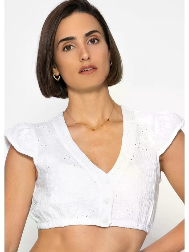 Белая муслиновая блузка с вышивкой SASSYCLASSY
Белая муслиновая блузка с вышивкой SASSYCLASSY