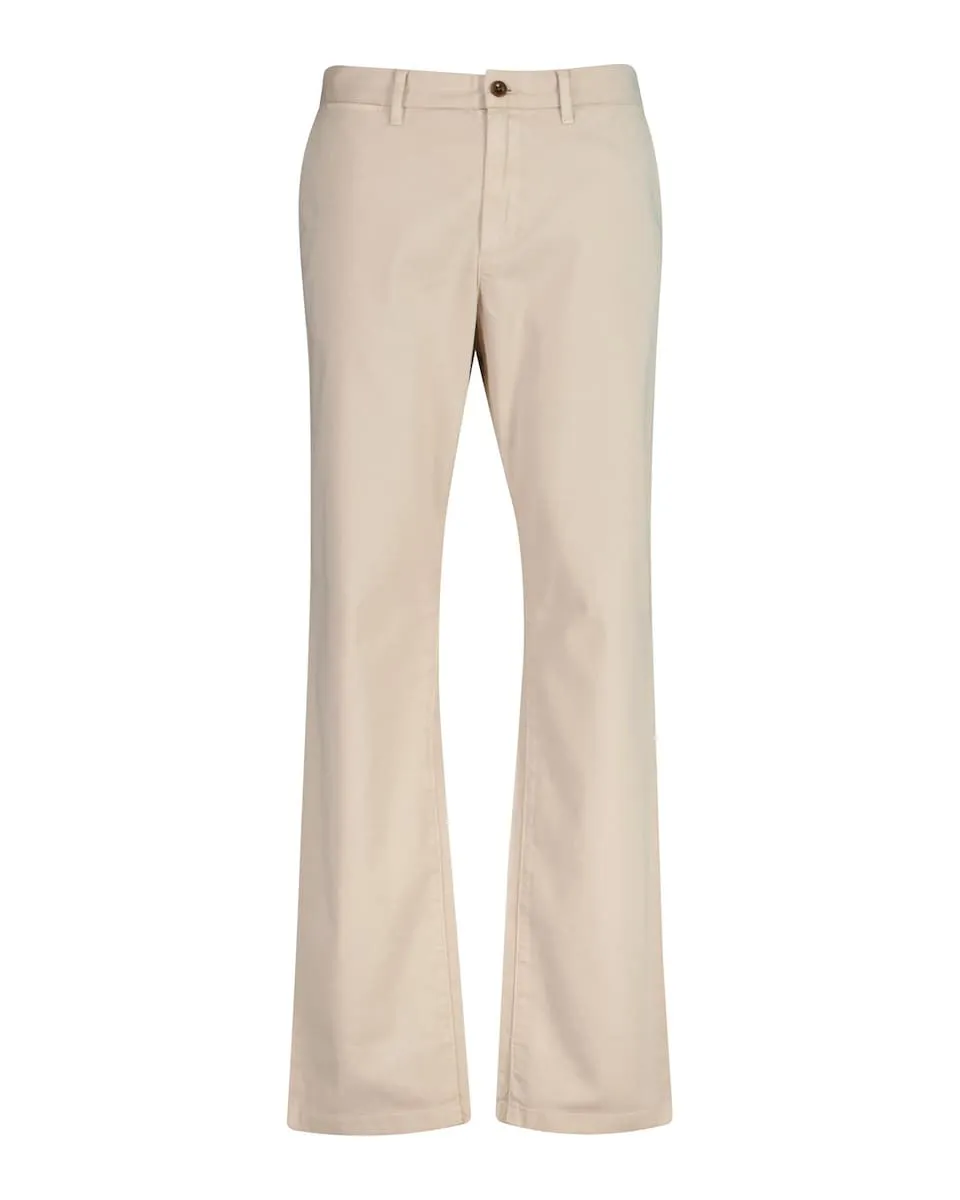 Мужские облегающие брюки чинос со шлевками для ремня и боковыми карманами Gant, цвет Crudo
Мужские облегающие брюки чинос со шлевками для ремня и боковыми карманами Gant, цвет Crudo