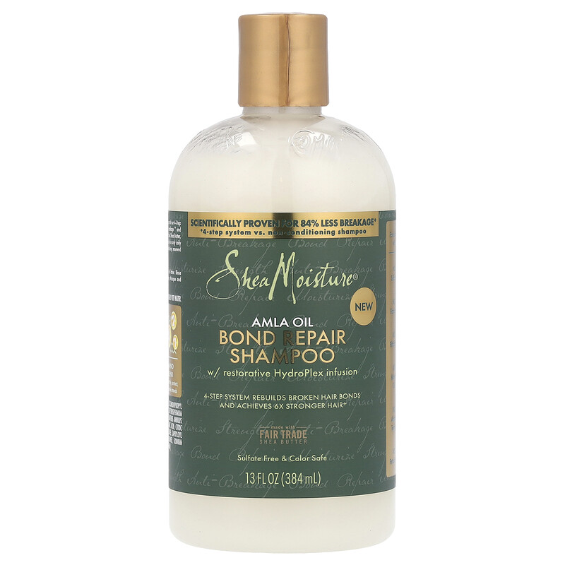 SheaMoisture, Bond Repair, шампунь, масло амлы, 384 мл (13 жидк. унц.)
SheaMoisture, Bond Repair, шампунь, масло амлы, 384 мл (13 жидк. унц.)