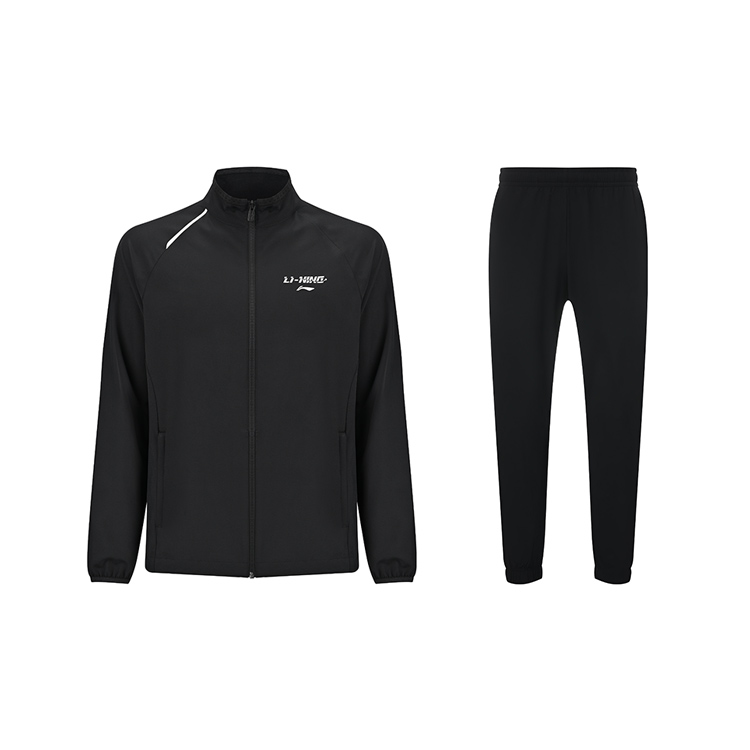 LiNing Повседневная спортивная одежда унисекс, set (черный top+черный bottom)
LiNing Повседневная спортивная одежда унисекс, set (черный top+черный bottom)