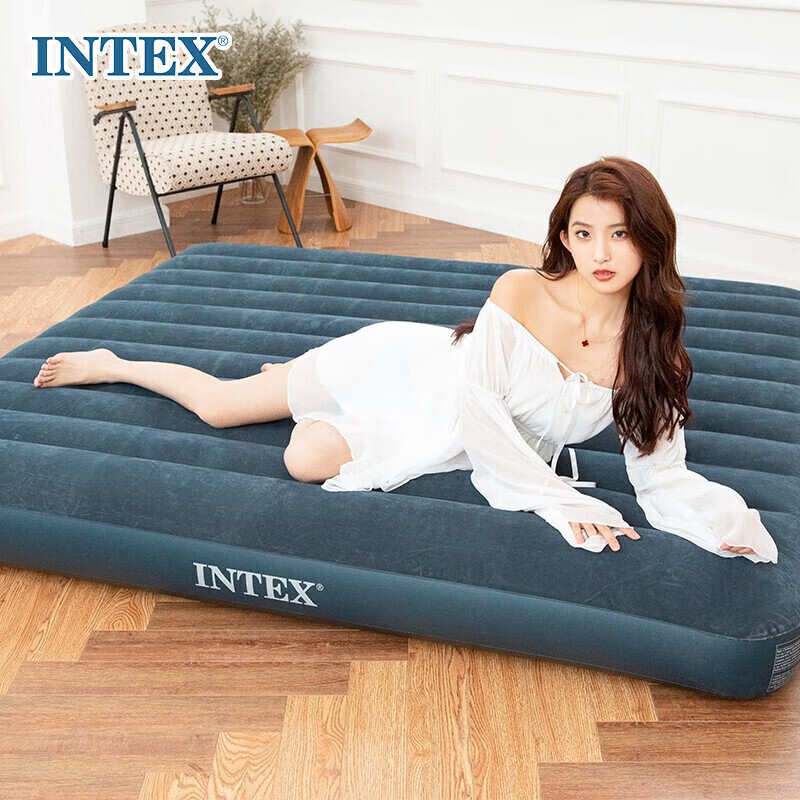 Intex Dream Green 64734W Двойной большой надувной матрас, домашний спальный коврик для кемпинга, одноместная и двуспальная складная кровать N
Intex Dream Green 64734W Двойной большой надувной матрас, домашний спальный коврик для кемпинга, одноместная и двуспальная складная кровать N