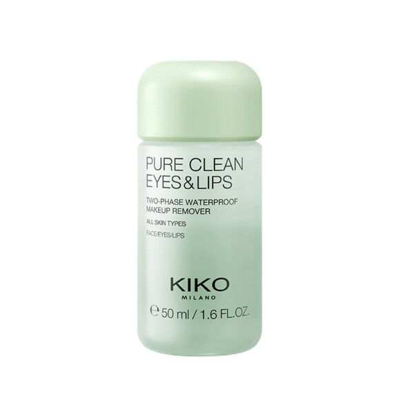 Двухфазное средство для снятия макияжа с глаз и губ, 50 мл Kiko Milano New pure clean eyes&lips
Двухфазное средство для снятия макияжа с глаз и губ, 50 мл Kiko Milano New pure clean eyes&lips
