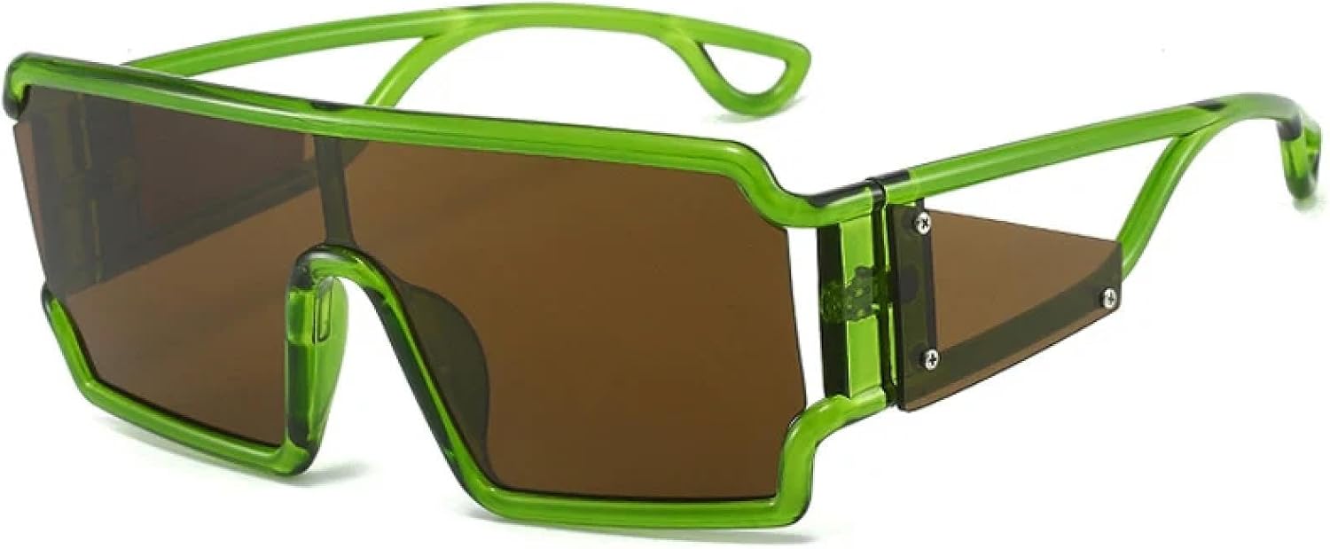 Модные солнцезащитные очки большого размера с ажурной оправой, цельные, для женщин и мужчин, классические, для активного отдыха, вождения и путешествий, с защитой от УФ-излучения UV400 generic, Green Brown
Модные солнцезащитные очки большого размера с ажурной оправой, цельные, для женщин и мужчин, классические, для активного отдыха, вождения и путешествий, с защитой от УФ-излучения UV400 generic, Green Brown