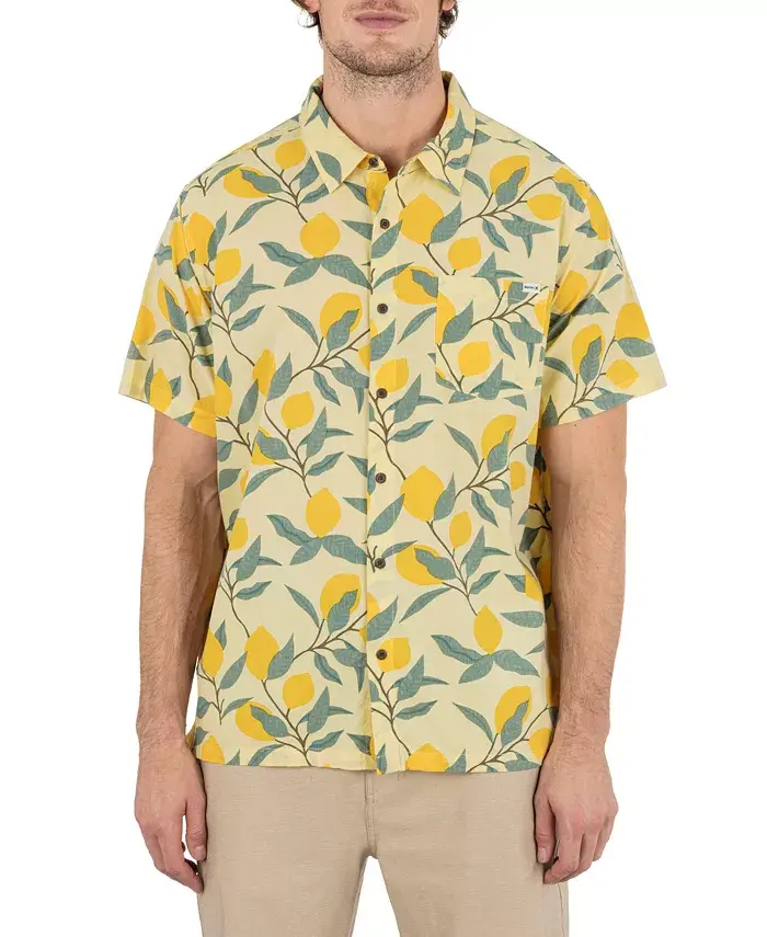 Мужская рубашка с коротким рукавом Rincon Hurley, желтый
Мужская рубашка с коротким рукавом Rincon Hurley, желтый