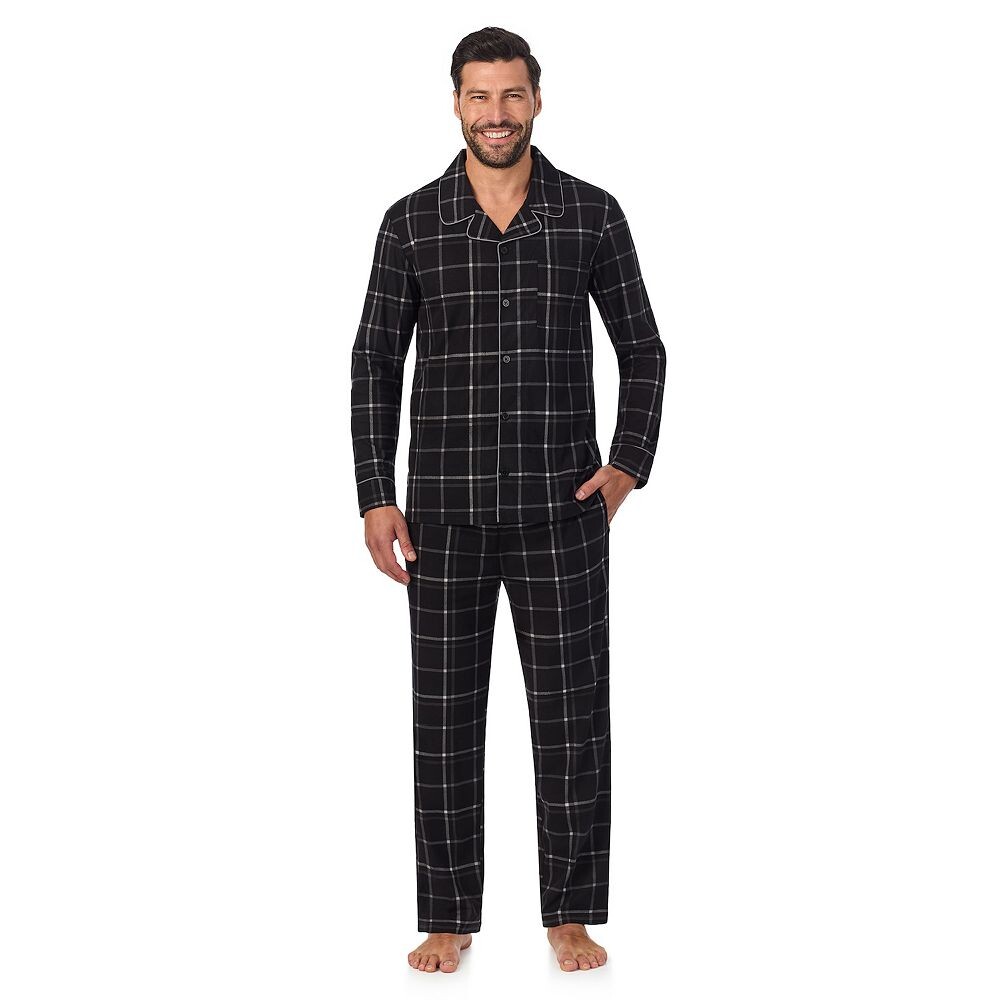 Мужской комплект из пижамного топа и пижамных штанов Cuddl Duds Cozy Lodge с вырезом на воротнике, цвет Black Windowpane
Мужской комплект из пижамного топа и пижамных штанов Cuddl Duds Cozy Lodge с вырезом на воротнике, цвет Black Windowpane