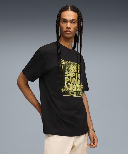 Мужская футболка с графическим принтом, свободный крой, короткий рукав PUMA, черный
Мужская футболка с графическим принтом, свободный крой, короткий рукав PUMA, черный