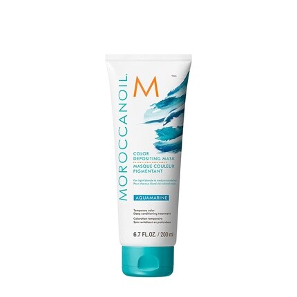 Маска для волос с аквамарином, сохраняющая цвет, Moroccanoil
Маска для волос с аквамарином, сохраняющая цвет, Moroccanoil