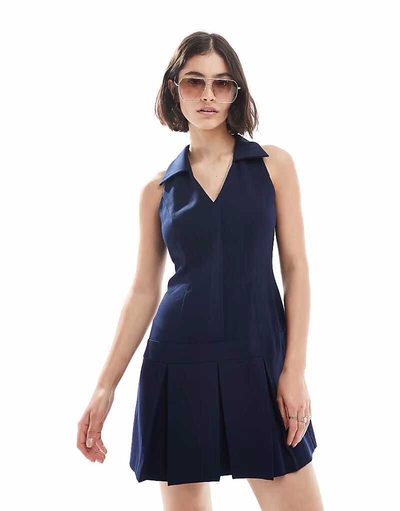 Мисс Селфридж приталенное мини-платье с халтер-воротником темно-синего цвета Miss Selfridge
Мисс Селфридж приталенное мини-платье с халтер-воротником темно-синего цвета Miss Selfridge