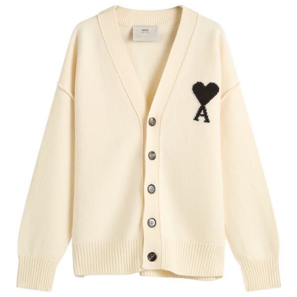 Вязаный кардиган из фетровой мериносовой шерсти Ami Paris, мультиколор
Вязаный кардиган из фетровой мериносовой шерсти Ami Paris, мультиколор