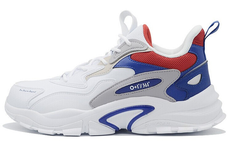 Мужские кроссовки Lifestyle с низким верхом, белый/синий 361°
Мужские кроссовки Lifestyle с низким верхом, белый/синий 361°