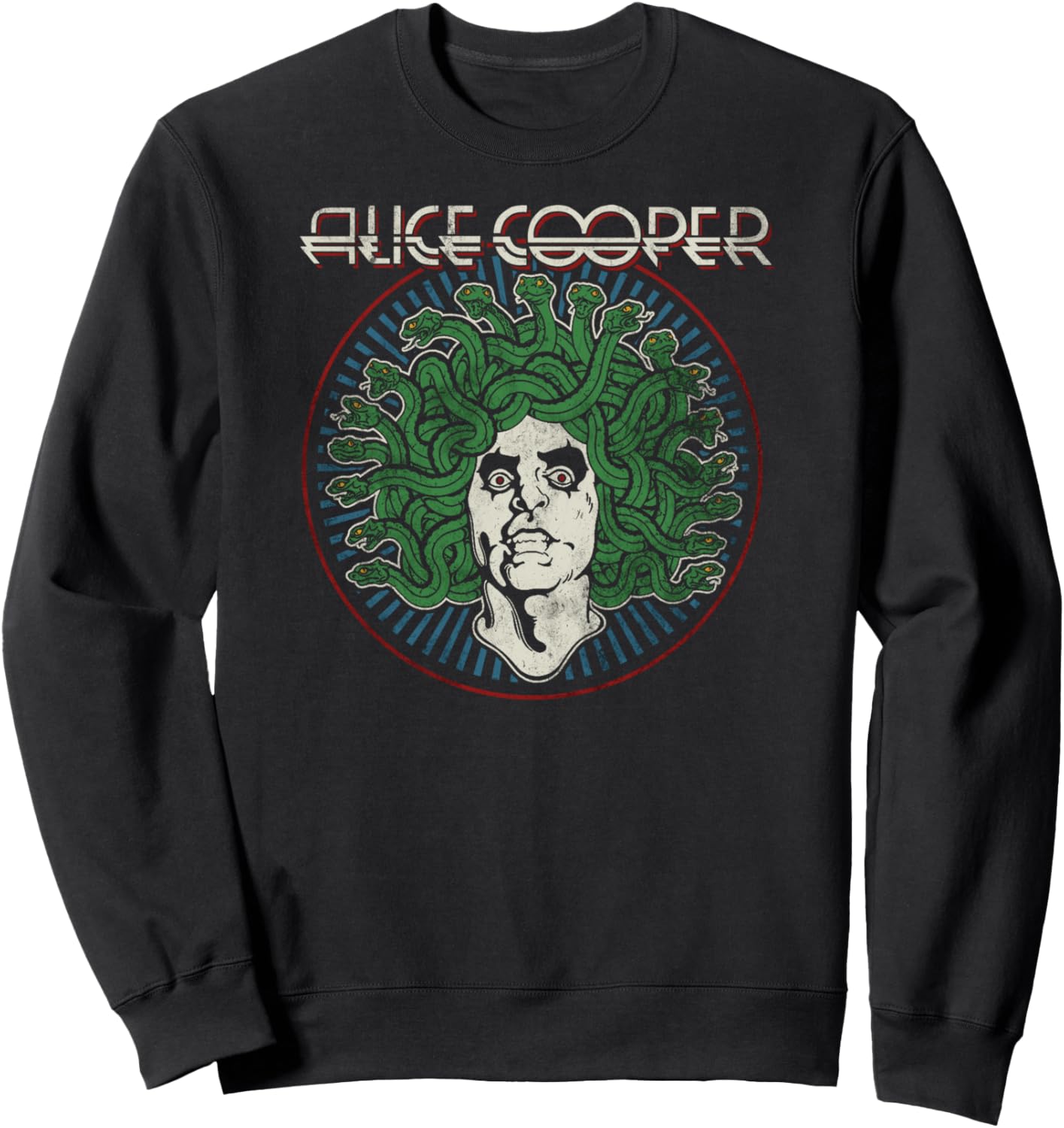 Элис Купер - Винтажная толстовка Черный змей Медуза Alice Cooper Official
Элис Купер - Винтажная толстовка Черный змей Медуза Alice Cooper Official