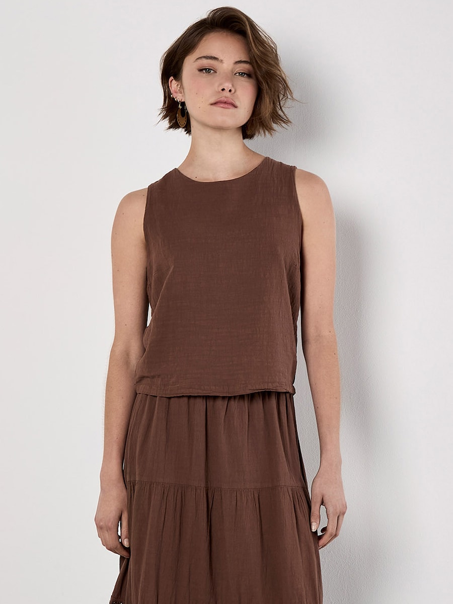 Топ Apricot, шоколадный
Топ Apricot, шоколадный