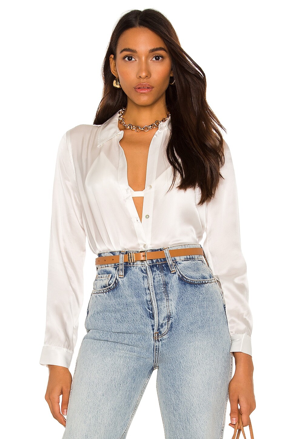 Блузка L'AGENCE Tyler Long Sleeve, слоновая кость
Блузка L'AGENCE Tyler Long Sleeve, слоновая кость