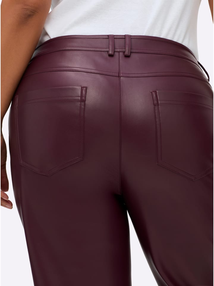 Тканевые брюки sheego, бордовый
Тканевые брюки sheego, бордовый