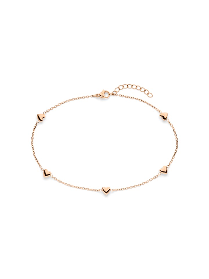 s.Oliver Браслет на лодыжку «Маленькие сердечки» из розового золота
s.Oliver Браслет на лодыжку «Маленькие сердечки» из розового золота