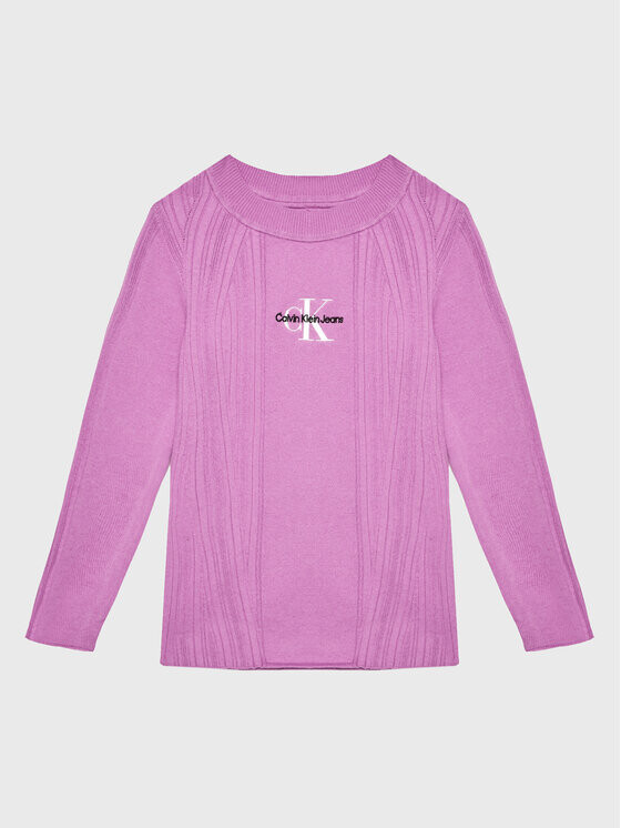 Облегающий свитер Calvin Klein, фиолетовый
Облегающий свитер Calvin Klein, фиолетовый