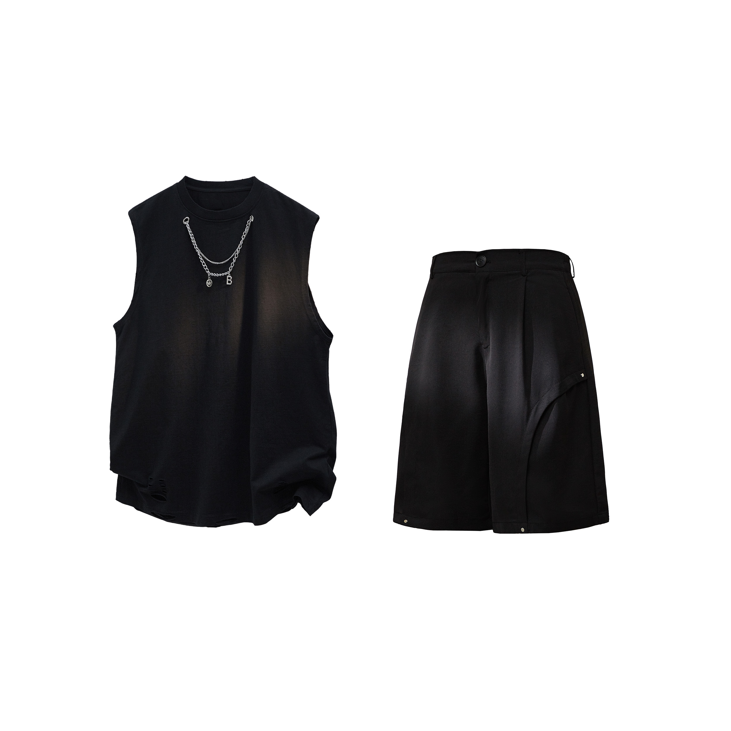 Повседневный спортивный свитер с круглой горловиной Unisex Moderate X1617, черный tank top+черный patchwork studs capri pants
Повседневный спортивный свитер с круглой горловиной Unisex Moderate X1617, черный tank top+черный patchwork studs capri pants