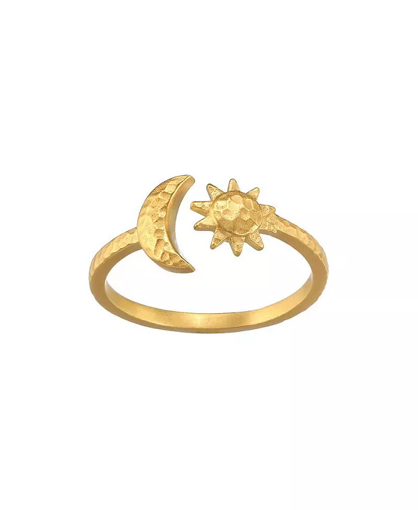 Регулируемое кольцо с подсветкой в виде луны и солнца Satya Jewelry, gold
Регулируемое кольцо с подсветкой в виде луны и солнца Satya Jewelry, gold