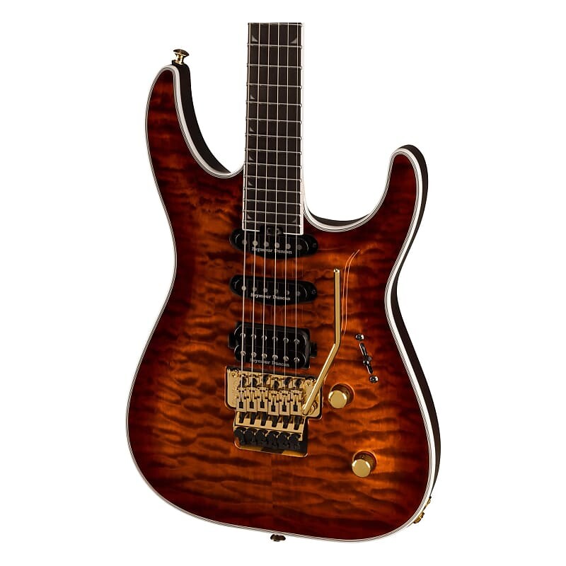 Электрогитара Jackson Pro Plus Series Soloist SLA3Q - Ebony Fingerboard, Amber Tiger Eye
Электрогитара Jackson Pro Plus Series Soloist SLA3Q - Ebony Fingerboard, Amber Tiger Eye