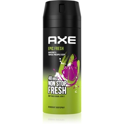 Дезодорант Axe Epic Fresh Grapefruit Tropical Pineapple 150 мл Axe/Lynx
Дезодорант Axe Epic Fresh Grapefruit Tropical Pineapple 150 мл Axe/Lynx