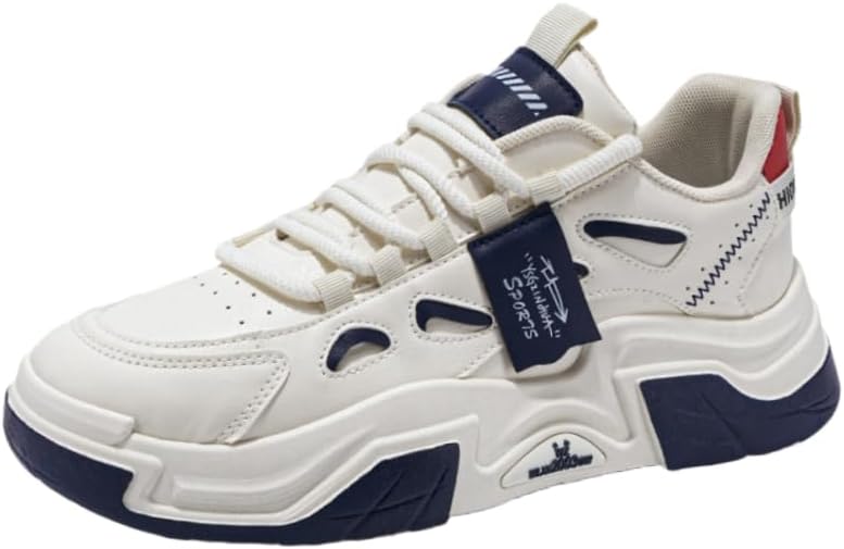 Мужские модные спортивные кроссовки SPKFHD - с толстой подошвой, шнуровкой и круглым носком - удобные и мягкие - подходят для ежедневного использования, синий
Мужские модные спортивные кроссовки SPKFHD - с толстой подошвой, шнуровкой и круглым носком - удобные и мягкие - подходят для ежедневного использования, синий