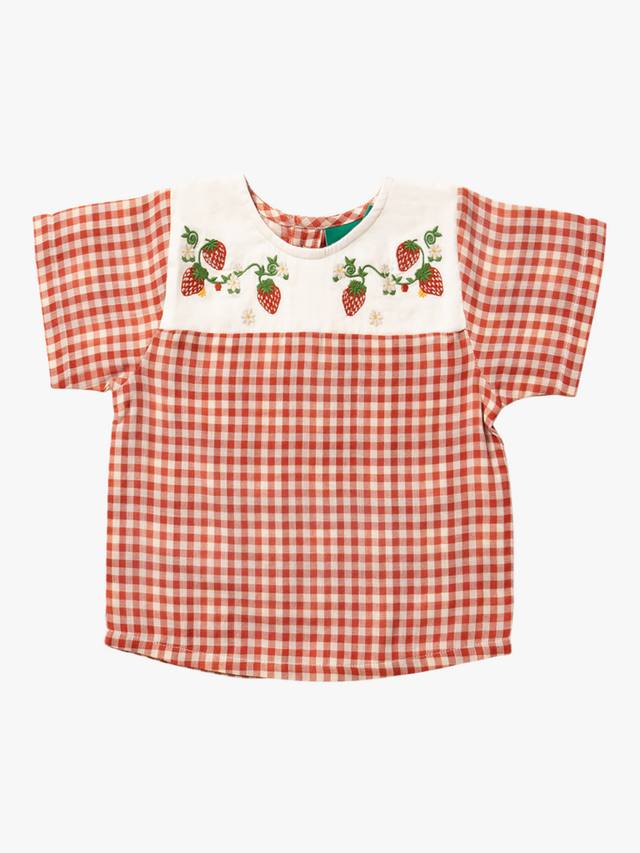 Топ из чистого органического хлопка с клубникой в детскую клетку Little Green Radicals, красный/разноцветный
Топ из чистого органического хлопка с клубникой в детскую клетку Little Green Radicals, красный/разноцветный