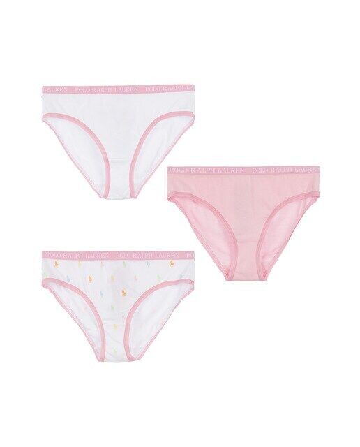 Белье для девочки с фирменным рисунком Polo Ralph Lauren, розовый
Белье для девочки с фирменным рисунком Polo Ralph Lauren, розовый