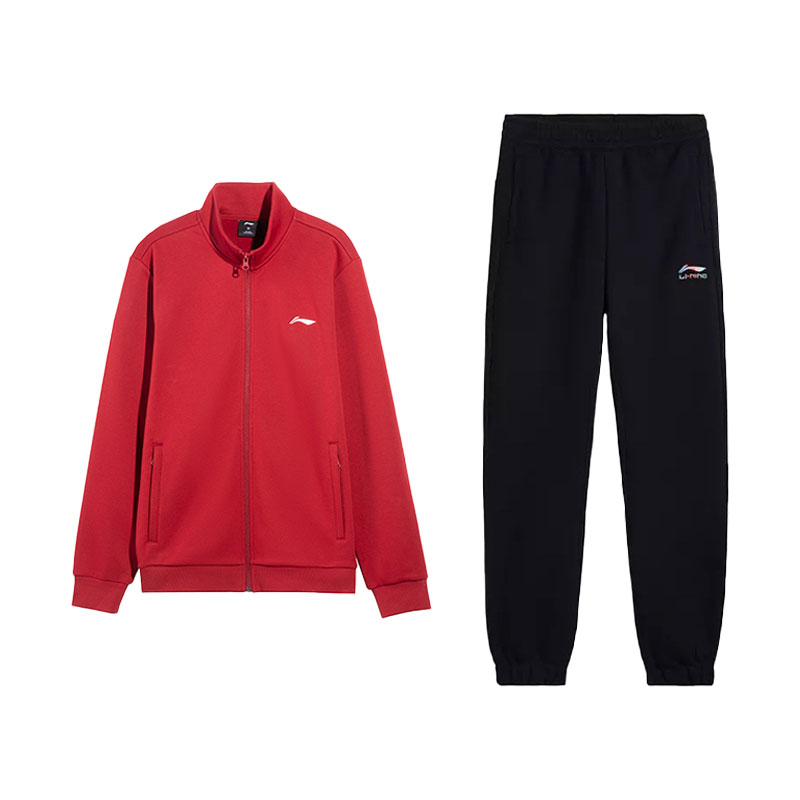 LiNing Повседневная спортивная одежда унисекс, vintage красный top+черный pants
LiNing Повседневная спортивная одежда унисекс, vintage красный top+черный pants