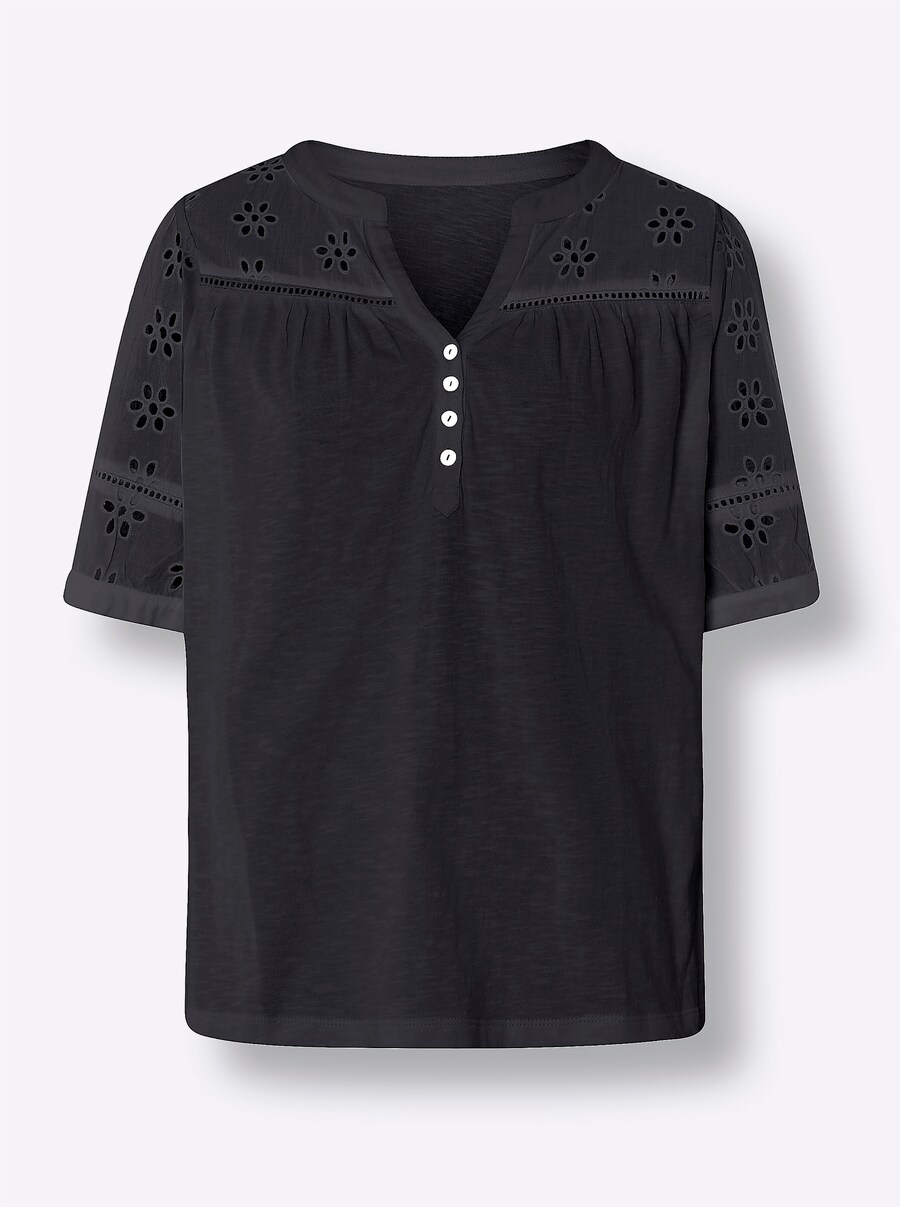 Блуза heine, черный 
Блуза heine, черный