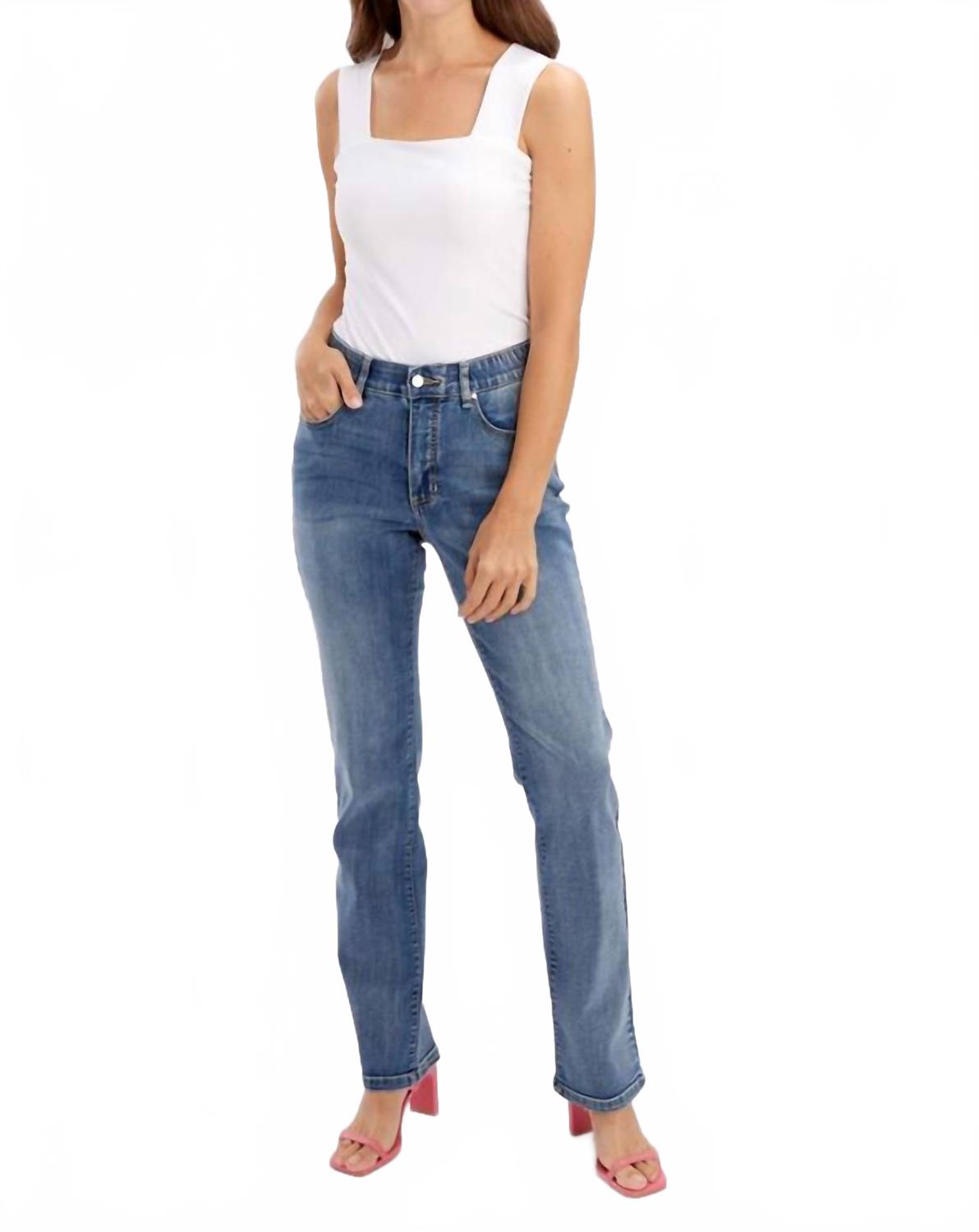 Джинсы мид-райз прямые в денимовом синем Frank Lyman
Джинсы мид-райз прямые в денимовом синем Frank Lyman