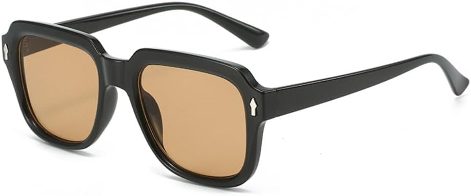 Женские солнцезащитные очки с градиентным переходом цвета чая, защита от УФ-излучения UV400, заклепки. Мужские солнцезащитные очки в винтажном панк-стиле LANGSER, Black Light Tea
Женские солнцезащитные очки с градиентным переходом цвета чая, защита от УФ-излучения UV400, заклепки. Мужские солнцезащитные очки в винтажном панк-стиле LANGSER, Black Light Tea