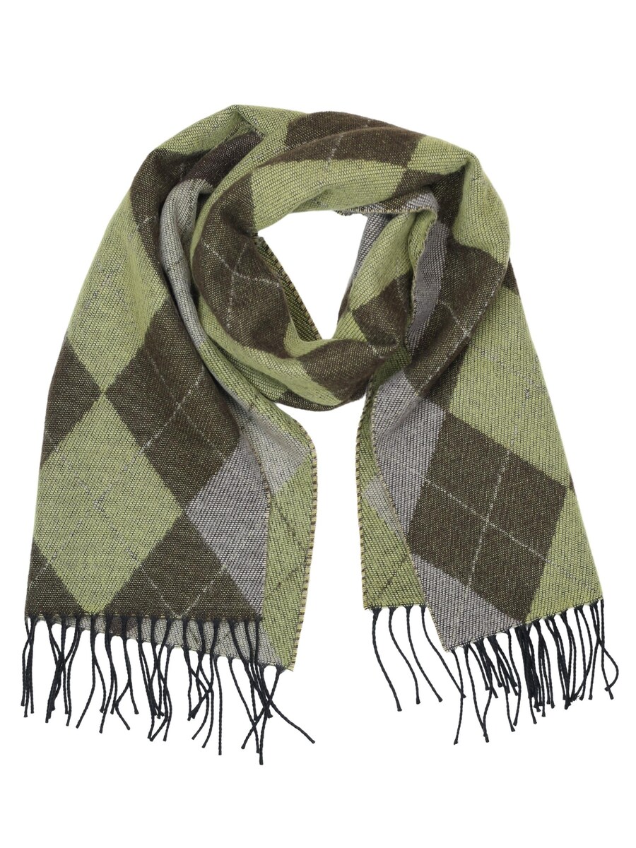Шарф COLLEZIONE ALESSANDRO Argyle, хаки
Шарф COLLEZIONE ALESSANDRO Argyle, хаки
