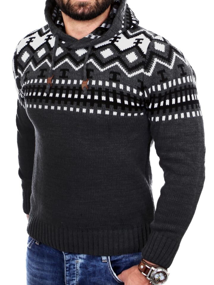 Пуловер RESLAD Strickpullover Norweger, цвет dunkegrau
Пуловер RESLAD Strickpullover Norweger, цвет dunkegrau