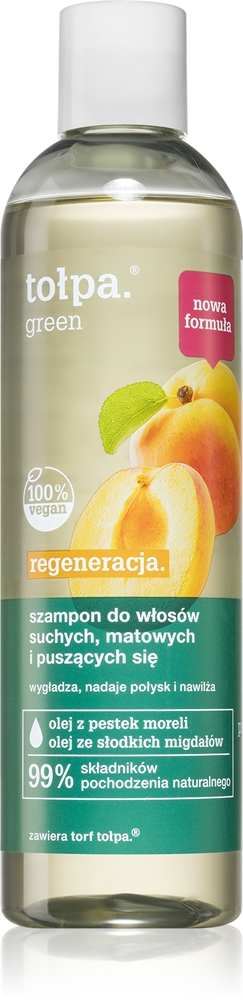 Зеленый восстанавливающий шампунь для сухих, безжизненных волос Tołpa, 300 мл
Зеленый восстанавливающий шампунь для сухих, безжизненных волос Tołpa, 300 мл
