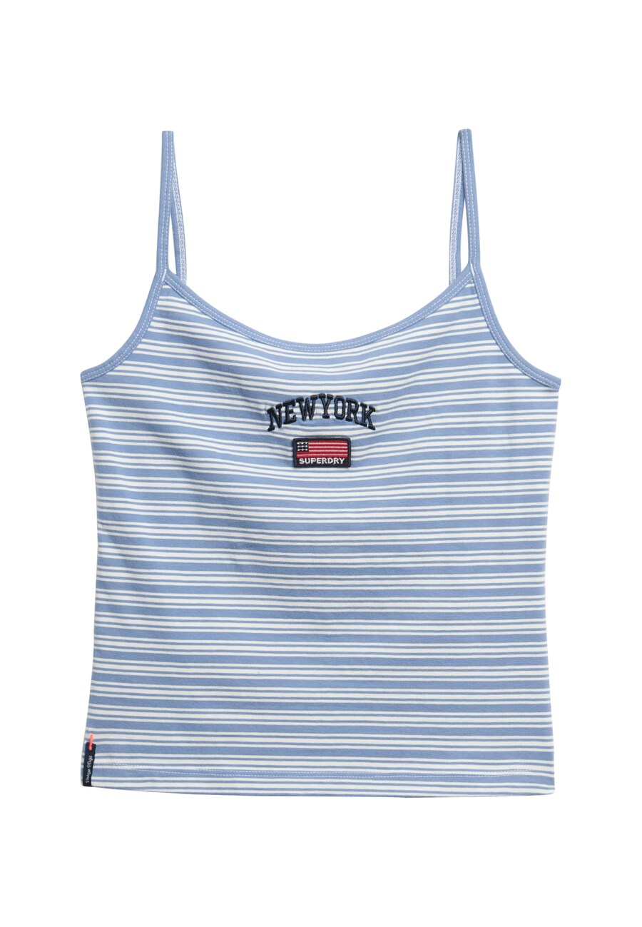 Топ Superdry Essentials, темно-синий/светло-синий
Топ Superdry Essentials, темно-синий/светло-синий