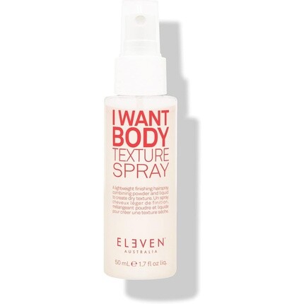 Я хочу спрей для текстуры тела 50 мл, Eleven Australia
Я хочу спрей для текстуры тела 50 мл, Eleven Australia