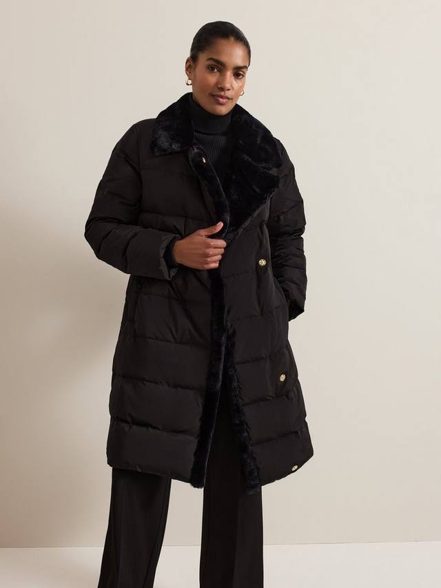 Куртка из фугу ким Phase Eight, черный 
Куртка из фугу ким Phase Eight, черный