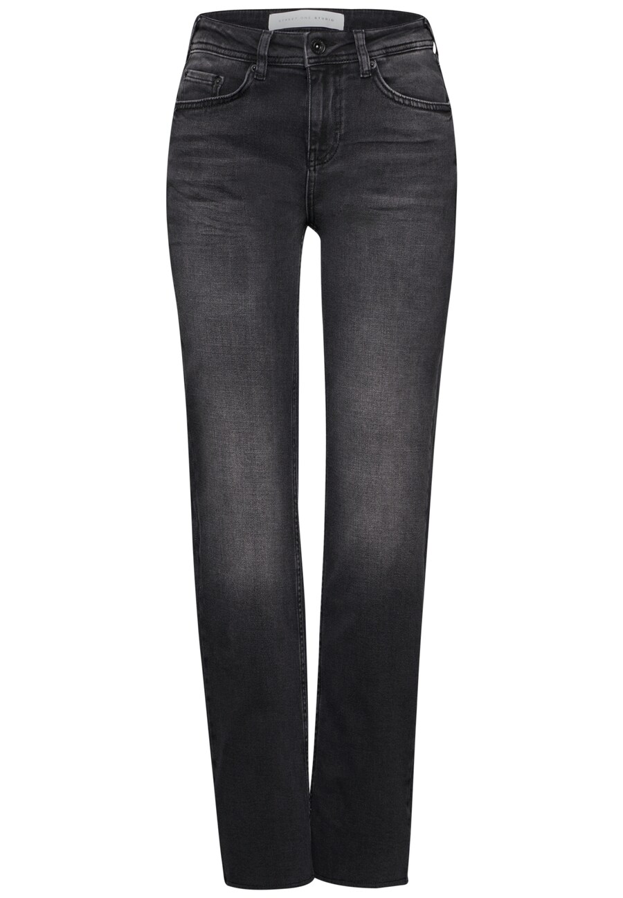 Джинсы regular Street One Studio, черный деним 
Джинсы regular Street One Studio, черный деним