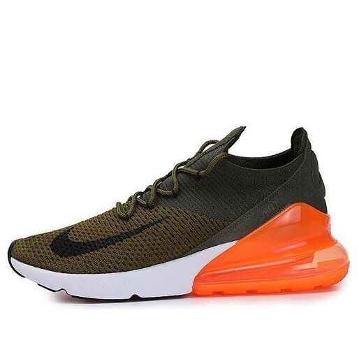 Кроссовки air max 270 flyknit Nike, зеленый
Кроссовки air max 270 flyknit Nike, зеленый