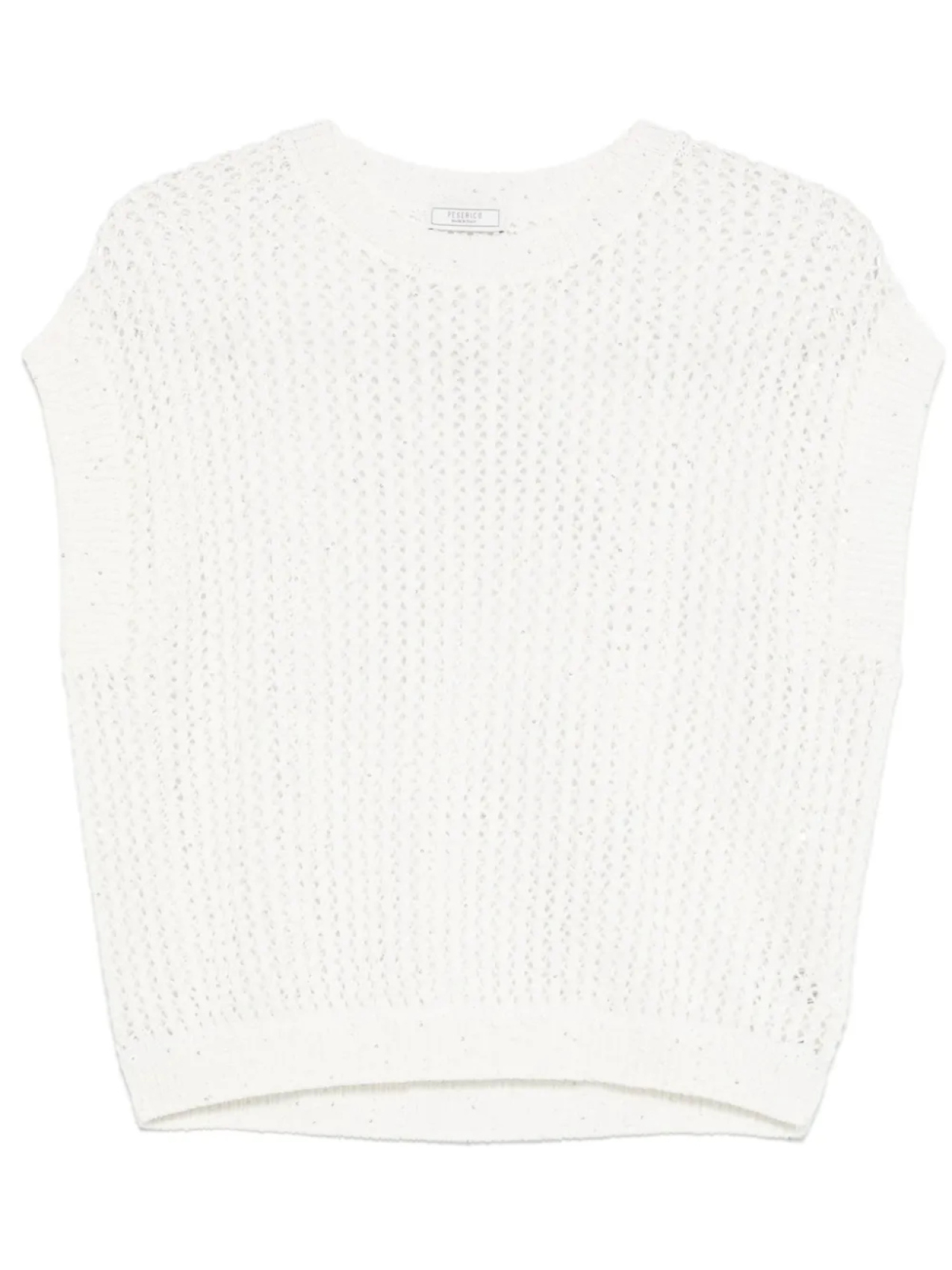 Peserico топ с пайетками, белый
Peserico топ с пайетками, белый