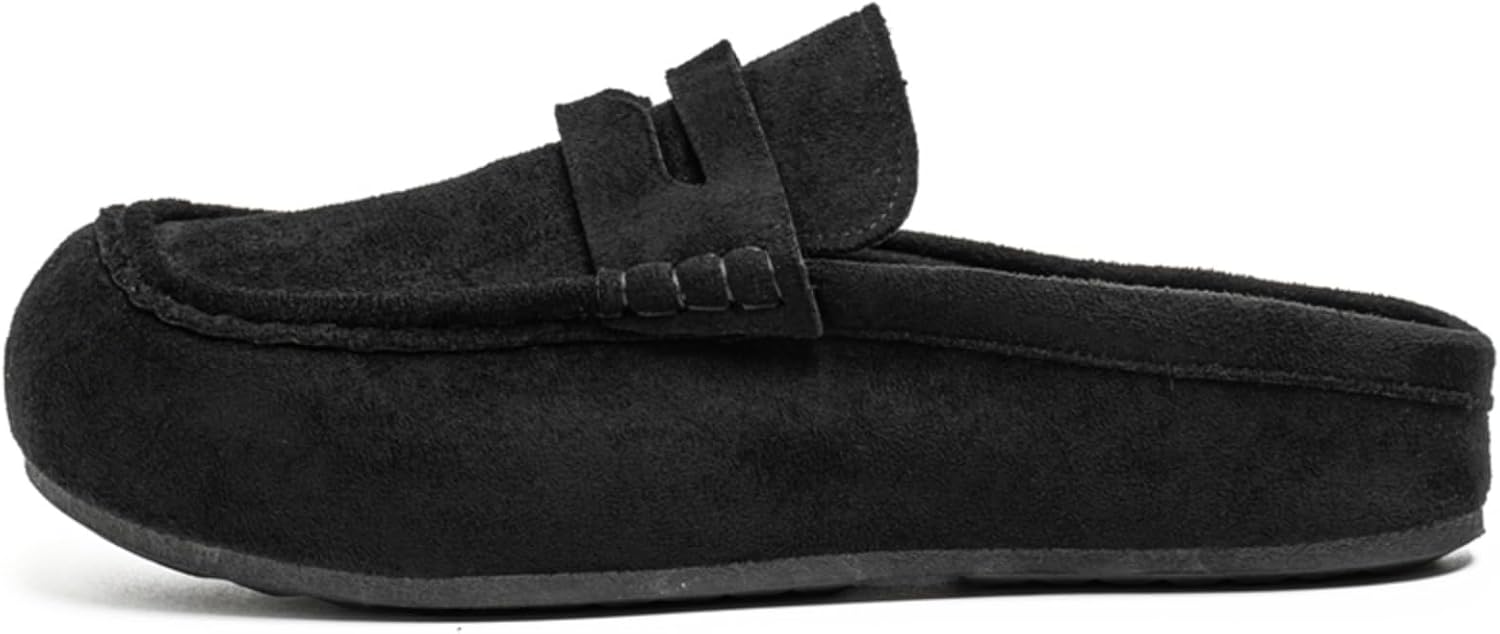 Мужские черные мюли с пряжкой, стильные тапочки на босу ногу для повседневного комфорта Aokisx
Мужские черные мюли с пряжкой, стильные тапочки на босу ногу для повседневного комфорта Aokisx