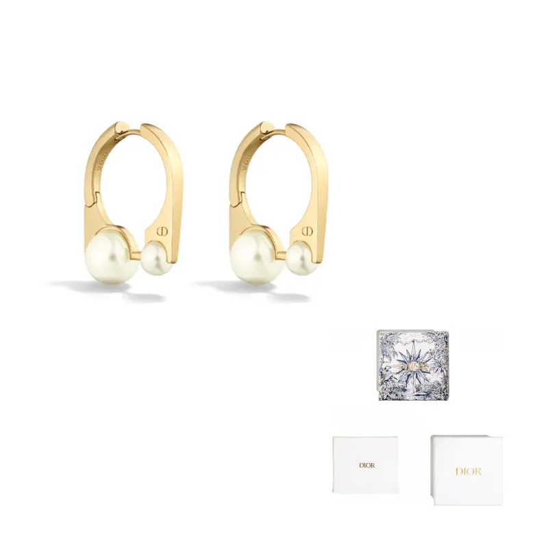 DIOR Серьги из жемчуга и металла для женщин Gold
DIOR Серьги из жемчуга и металла для женщин Gold