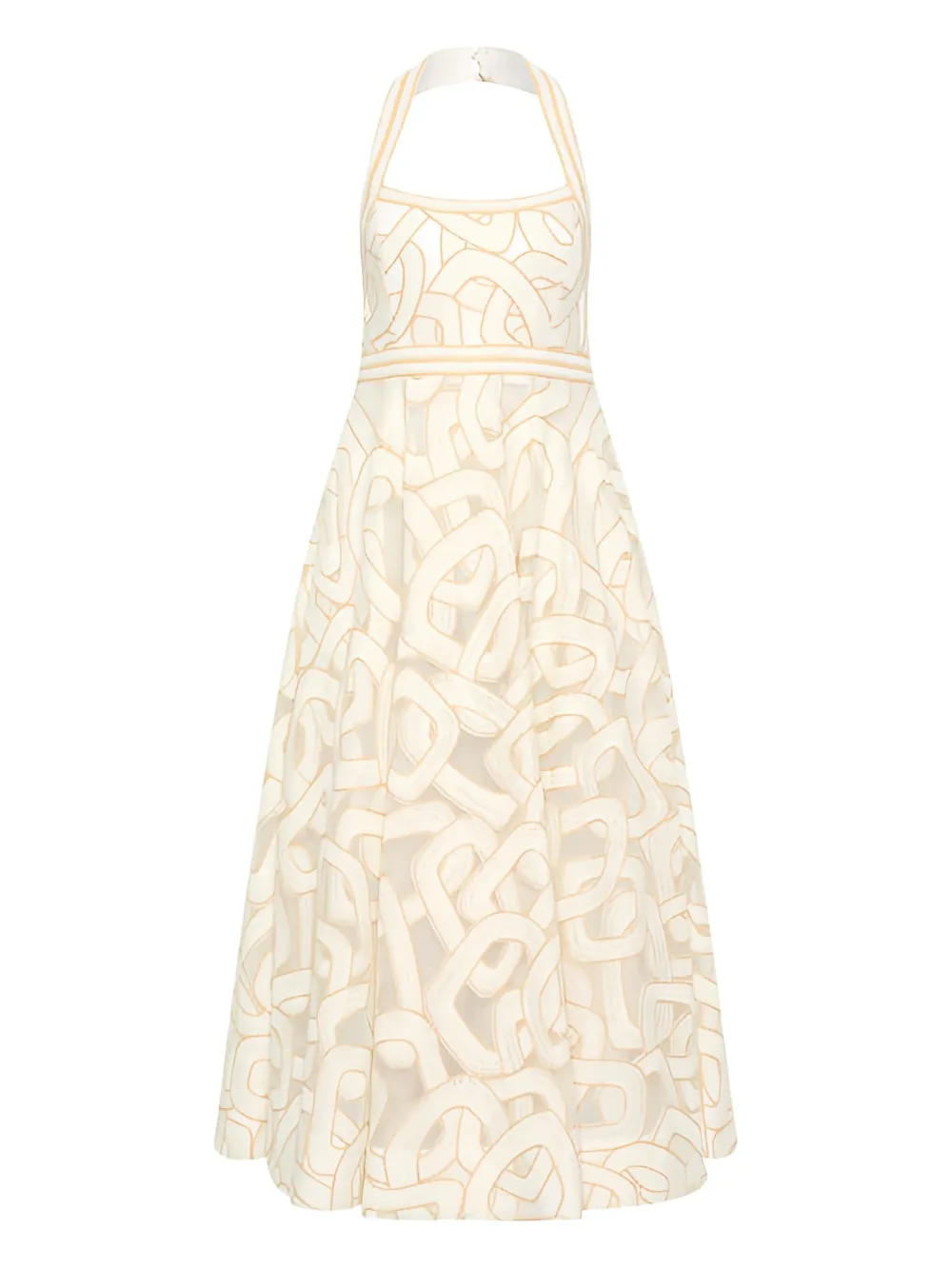 Платье миди Irena с вышитым узором и вырезом халтер Rebecca Vallance, нейтральный
Платье миди Irena с вышитым узором и вырезом халтер Rebecca Vallance, нейтральный