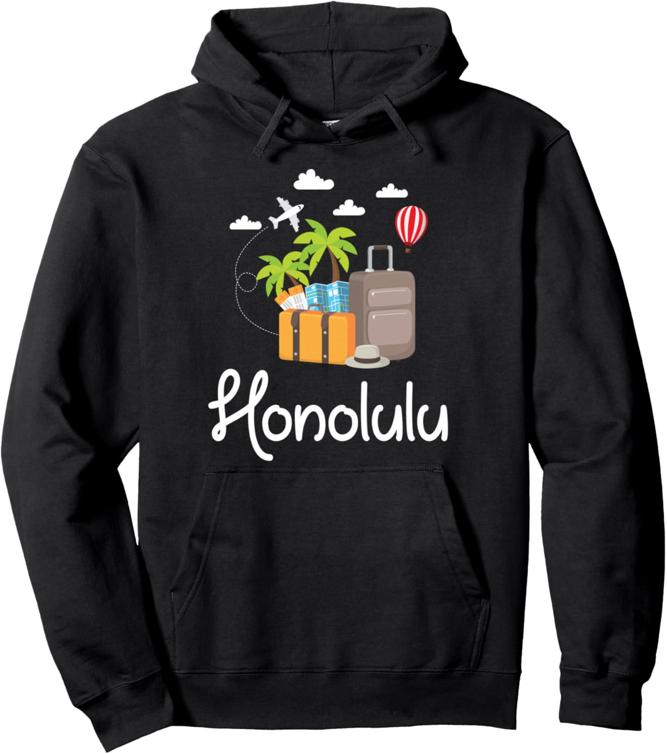 Толстовка с капюшоном Honolulu Hawaii Honolulu Hawaiian Travel Gifts, черный
Толстовка с капюшоном Honolulu Hawaii Honolulu Hawaiian Travel Gifts, черный
