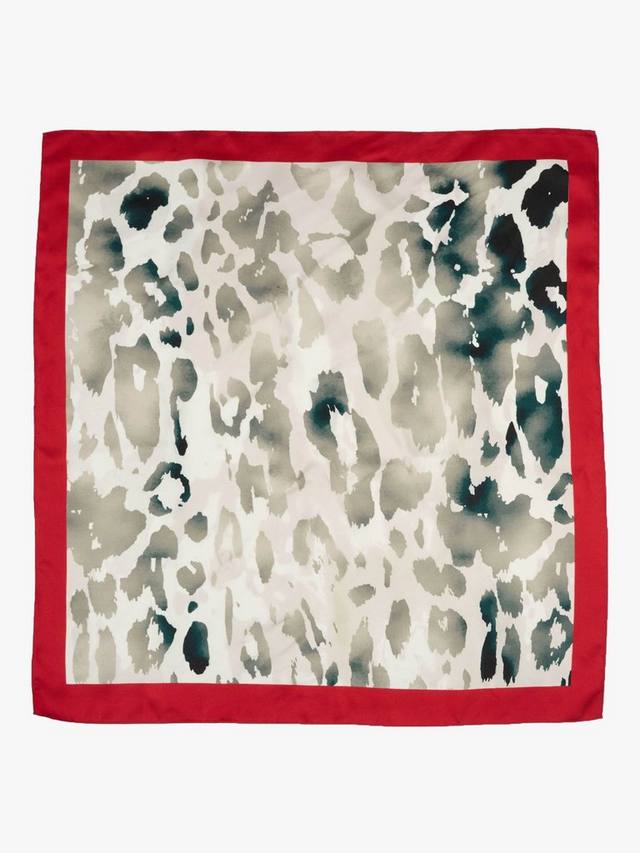 Шелковый шарф с абстрактным леопардовым принтом TUTTI, Red
Шелковый шарф с абстрактным леопардовым принтом TUTTI, Red