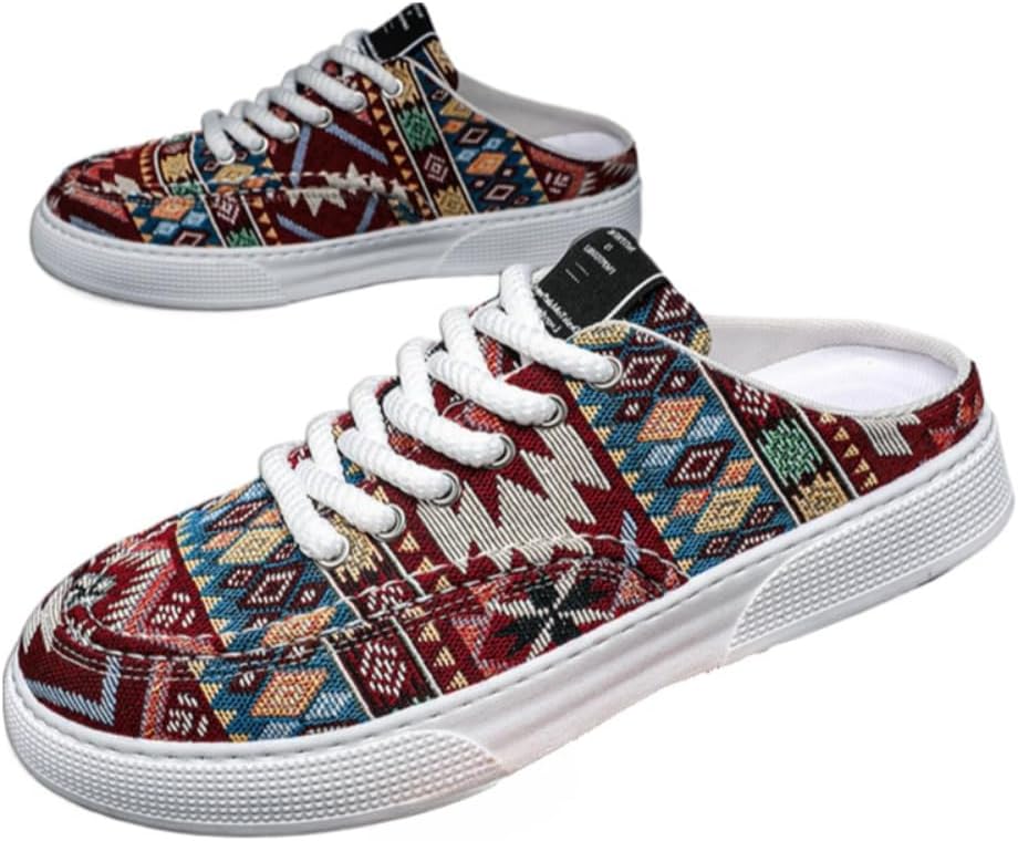 Мужские теннисные туфли без задника, широкие туфли-мюли, домашние тапочки на платформе, холщовые мюли с открытой пяткой, удобная обувь, легкая, на шнуровке, дышащие, повседневные, для прогулок, работы в офисе, путешествий и вождения Geerta, крас...
Мужские теннисные туфли без задника, широкие туфли-мюли, домашние тапочки на платформе, холщовые мюли с открытой пяткой, удобная обувь, легкая, на шнуровке, дышащие, повседневные, для прогулок, работы в офисе, путешествий и вождения Geerta, крас...