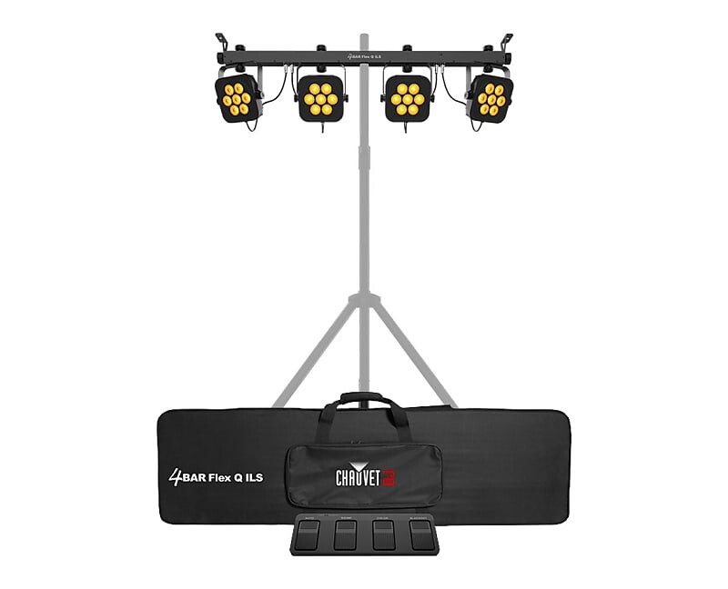 Система освещения Chauvet CHAUVET DJ 4BAR Flex Q ILS Quad-Color RGBA 4-Pack Wash System w/Tripod
Система освещения Chauvet CHAUVET DJ 4BAR Flex Q ILS Quad-Color RGBA 4-Pack Wash System w/Tripod