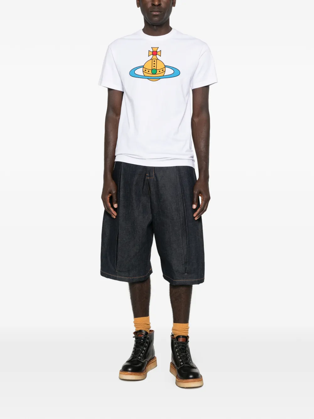 Футболка с графикой Orb Vivienne Westwood, белый
Футболка с графикой Orb Vivienne Westwood, белый